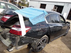 2017 Honda Accord Sport Black Sedan 2.4L AT #A22619